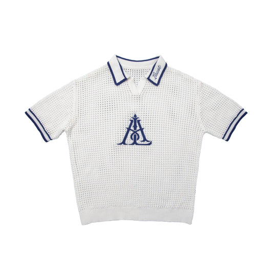 WHITE CAIRO KNIT POLO