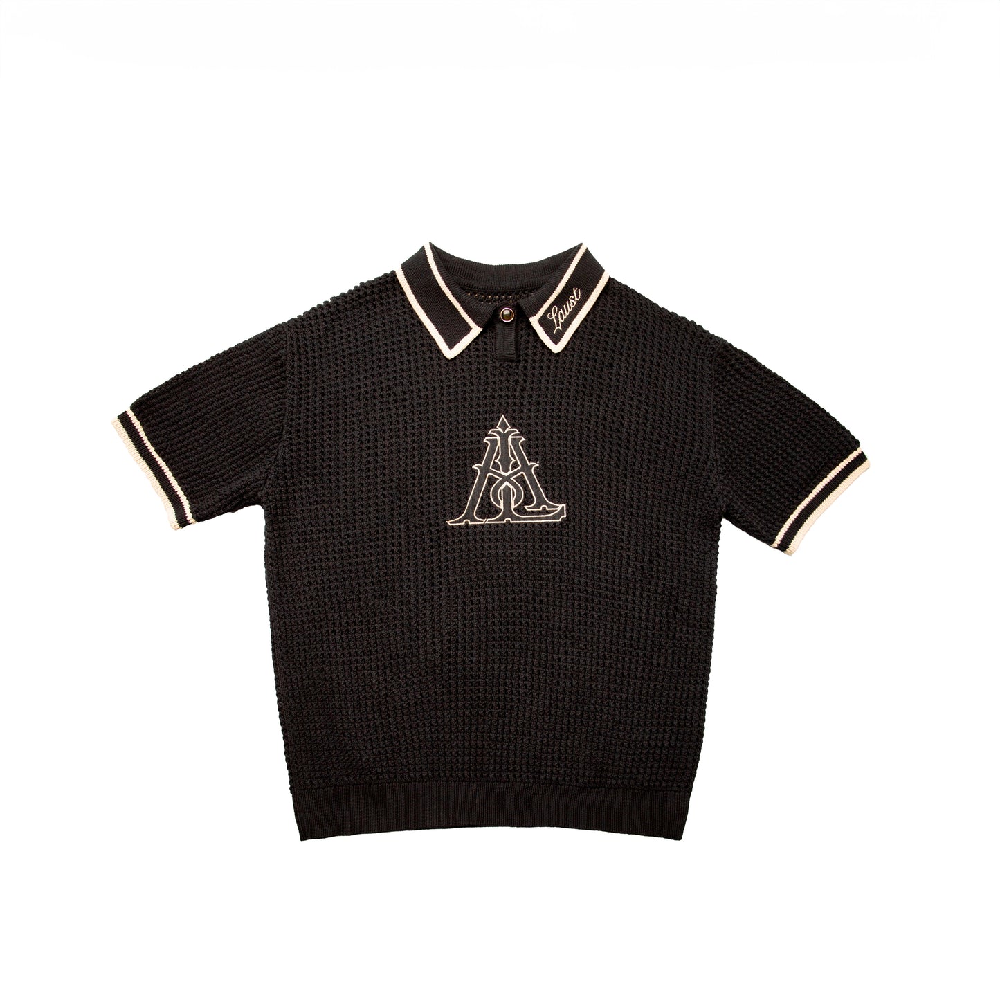 BLACK CAIRO KNIT POLO