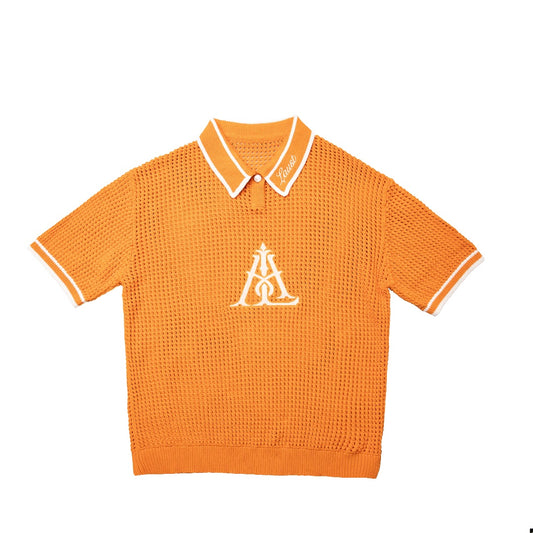 ORANGE CAIRO KNIT POLO